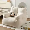 Diseño de Rincón de Lectura con Sofá Infantil Silla Perezosa de Frijol para Bebé Asiento Lindo de Dibujos Animados para Niña Sofá Pequeño Individual