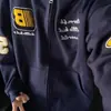 Ropa exterior versátil estilo Hong Kong para primavera/otoño 2026: sudadera con capucha holgada de diseño de letras estampado de moda para hombre