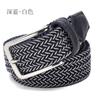 Cinto elástico masculino coreano, fivela de cinto masculino, calça elástica de maré, cinto de lona, uma geração de cabelo