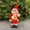 Papá Noel Eléctrico Que Baila y Canta con Música, Cinco Instrumentos Musicales, Puede Tocar la Guitarra, Regalo de Navidad para Niños