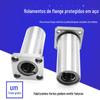 Rolamento linear estendido tipo flange quadrado gaiola de aço LMK8 10 12 16 20 25 3035 40LGA