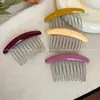 Herramienta de Estilismo para Asear el Flequillo y el Cabello Suelto, Pinza Peine Invertida para el Cabello, Nuevo Modelo 2026, Sensación de Alta Gama, Pinza Peine Lateral para el Cabello para Adultos para Mujeres