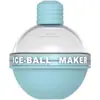 Molde de Bola de Hielo Bandeja de Hielo Redondo para Whisky Forma de Bombilla Hielo en Bola Casero Silicona de Grado Alimenticio Caja de Hielo Fabricador de Cubitos de Hielo