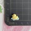 Mini tamaño pequeño Flor en Maceta Pato Planta Resina Accesorios Gel Crema Pinza para el Cabello Funda de Teléfono Pendientes Material Hecho a Mano