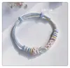 Pulsera Roja de Hilo Tejida a Mano con Flor de Durazno para Mujeres y Hombres, Se Puede Usar con Accesorios de Cuentas de Transferencia Doradas
