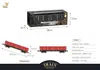 Tren de Vapor Retro Fenming con Luz, Vagón de Pasajeros, Accesorios de Vía, Piezas Suplementarias, Modelo de Juguete para Niños