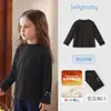 Camiseta de Manga Larga Jerry para Bebés Niñas, Nuevo Estilo de Otoño, Capa Base Cálida para Niños Mayores, Ropa de Invierno para Niñas Pequeñas, Ropa para Bebés