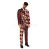 Traje de Payaso Rojo de Terror Transfronterizo para Hombre Traje de Cosplay Maestro para Actuación de Rol