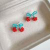 Brincos de Maçã Assimétricos Super Fofos! Vermelho Vivo e Verdadeiro! Doces e Descolados, Versáteis e Muito Usáveis!