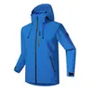 Chaqueta tres en uno del mismo modelo de Luotuo para hombre, carcasa rígida impermeable y cortavientos, adecuada para mujeres menudas, chaqueta deportiva para exteriores y montañismo