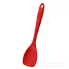 Espátula de silicona para ensaladas al por mayor del fabricante, espátula de silicona integrada para el hogar, raspador de crema, raspador, herramienta de cocina para hornear