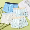 Ropa interior para niños boxers para niños boxers para niños algodón tesoro de hombre 5-12 años ropa interior para niños no pellizca el trasero