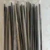 Pajitas transparentes de colores de punta dura desechables, empaquetadas individualmente, para leche de soja, jugos y leche, pajitas delgadas rectas ecológicas