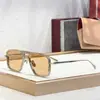 Jmm Earl Óculos de Sol Quadrados de Metal Novos Transfronteiriços Personalizados Retrô Feitos à Mão para Dirigir Homens Férias ao Ar Livre Tendência