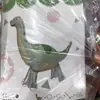 Animal de desenho animado com rodas para passear de cartão transfronteiriço Gato KT tigre estegossauro layout de aniversário balão de alumínio