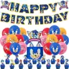 Set de Decoración para Fiesta de Cumpleaños Feliz con Temática de Fresa Banner de Cumpleaños Topper para Pastel Suministros en Espiral Lazo