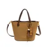 Bolsa estilo balde elegante e moderna para mulheres, nova coleção outono 2026, bolsa de ombro simples, design de nicho, adequada para o trabalho, pequena bolsa transversal