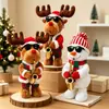 Papai Noel Elétrico Presente Brinquedo de Pelúcia Elétrico Árvore de Natal Cantando e Dançando Árvore de Natal Natal