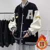 Chaqueta de Marca de Moda para Hombre Primavera y Otoño Ropa Nueva para Pareja Traje de Béisbol Holgado Estilo Americano Retro Chaqueta Bordada de Moda para Niños