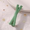 Moda simple pinza cruzada color niña pinza pico de pato pinza lateral niña bebé Princesa pasador roto ventas directas de fábrica