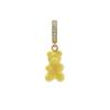 Collar de amor Song Yanfei para mujer, diseño de nicho, colgante de oso de resina color caramelo, cadena de clavícula extraíble