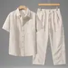 Traje Casual de Lino Lyocell para Verano para Hombre