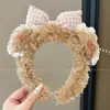 Nuevo pasador de pelo alto peculiar 2026, diadema de maquillaje estilo coreano otoño/invierno, diadema divertida de felpa, accesorio versátil para el cabello para mujeres