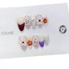 Daiyueda Unhas Vestíveis Feitas à Mão Novo Modelo Outono/Inverno B268 Totalmente Pintadas à Mão Esculpidas Elegantes Estilo Comércio Exterior Adesivos de Nail Art