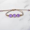 Pulsera de flor seca tejida a mano encaje flor joyería simple Mori pequeña fresca flor eterna puesto de flores suministro chica