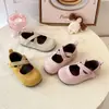 Zapatos Mary Jane para Niñas Otoño Suela Suave Antideslizantes de Cuero con Velcro, Boca Baja, Versátiles Dulces Zapatos de Princesa para Niños