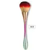 Cepillo para Polvo de Cintura Pequeña Brocha de Cerdas Suaves para Maquillaje Cabeza Grande Cepillo Limpiador de Espejo Brocha para Polvo Brocha para Rubor Set de Herramientas de Maquillaje