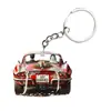 Colgante para mochila con diseño vintage, nuevo accesorio de boda transfronterizo, adorno para llavero, decoración de coche, acrílico para recién casados