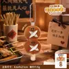 Colgante de cadena de cuentas para olla caliente de felpa original, exquisita decoración de comida, accesorio para mochila de estudiante, venta al por mayor de regalos pequeños