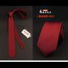 Versión coreana de la moda británica para corbatas de hombre estrecha moda de boda corbata de 6 cm 1200 puntadas poliéster fabricantes