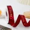 Cinta de Poliéster Estampada en Caliente Cinta para Flores de Pastel de Boda DIY Cinta para Regalo Accesorios de Lazo Cinta Decorativa DIY