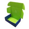 Cajas de papel coloridas para aviones, venta al por mayor, impresión colorida, ropa exprés personalizada, papel kraft, armadura corrugada, cajas de embalaje, personalización