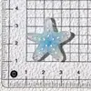 Accesorios de resina de estrella de mar en color degradado para fundas de teléfono DIY, pasadores, coleteros, decoraciones de zapatos y materiales para juguetes