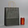 Bolsa de papel Kraft al por mayor para compras portátil empaque de bolsa de papel bolsa de papel para regalo al por mayor bolsa de papel para ropa