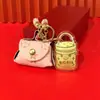 Llavero de Oro Puro 999 Shenzhen Shuibei, Accesorio para Bolso, Colgante, Regalo de Oro para Novia o Mejor Amiga