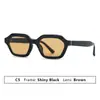 Gafas de Sol Transfronterizas 2026, Gafas de Sol de Gama Alta, Moda de Exportación Europea y Americana, Poligonales Degradadas Protección UV, Estilo Nuevo
