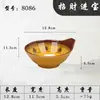 Tigela Única com Alça de 5 polegadas Feita de Material de Melamina, Tigela Única com Alça para Condimentos para Uso Comercial, Adequada para Condimentos de Hot Pot, Churrasco e Buffet