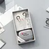 Kiki-378 Caixa de Armazenamento de Desenho Animado Fones de Ouvido com Fio Controlados por Pino de Buraco Redondo de 3,5mm para Fones de Ouvido com Microfone Caixa de Armazenamento Fofa para Fones de Ouvido