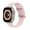 Adecuado para Apple Watch Hebilla de Mariposa con Diamantes Correa de Silicona Hebilla de Bucle Generación S1-10 Correa Deportiva