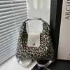 Moda Ombro Outono e Inverno Feminino Capacidade Mochila de Trabalho Mochila Tote Grande Capacidade 100 Estampa de Leopardo Bolsa de Estudante