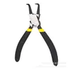 Herramienta de charcutería DL0344 Pinzas de resorte exterior de flexión estilo japonés acero 40Cr con mango de plástico anillo de retención de agujero para agujero