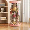 Novo Balde de Armazenamento de Bonecas Brinquedo de Pelúcia Artefato de Armazenamento de Bonecas Armazenamento de Grande Capacidade Cesta de Armazenamento de Bonecas de Pano Atacado