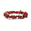 Pulsera elástica de grava irregular de ágata de cristal natural transfronteriza, adornos de mano europeos y americanos, pulsera de grava colorida al por mayor
