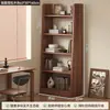Estantería de Almacenamiento con Panel de Pie, Estante Simple de Múltiples Niveles para Artículos Varios, Estante de Almacenamiento Engrosado para Sala de Estar, Estantería de Madera Maciza para Esquina