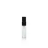 Ventas Directas de Fábrica Botellas Reutilizables Mini Botellas de Perfume Botellas con Atomizador Botellas con Atomizador de 10ml Botellas Tubo de Ensayo de Perfume Negras de 3ml