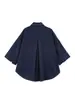 Camisa de manga ancha marca Z, ropa para mujer transfronteriza de AliExpress, populares pantalones plisados de cintura alta europeos y americanos, conjunto de top y pantalones, cómodo ZA